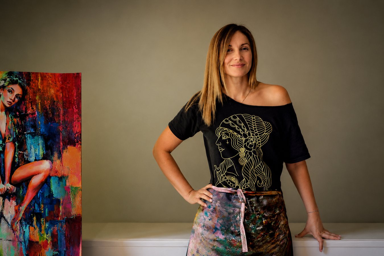La peinture figurative d’Olha Hnatiuk séduit de plus en plus les galeries européennes