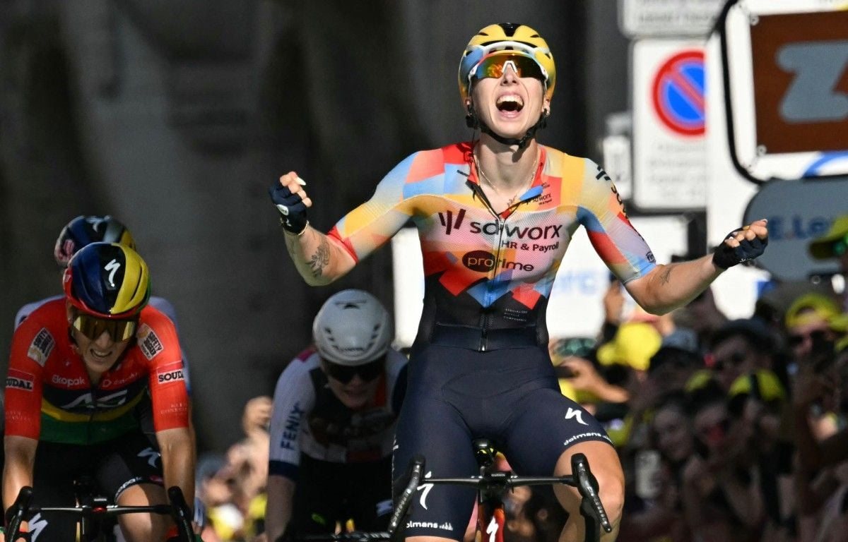 Lorena Wiebes remporte la première étape du Tour de France femmes et s’empare du maillot jaune